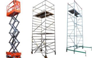 most common type of supported scaffold